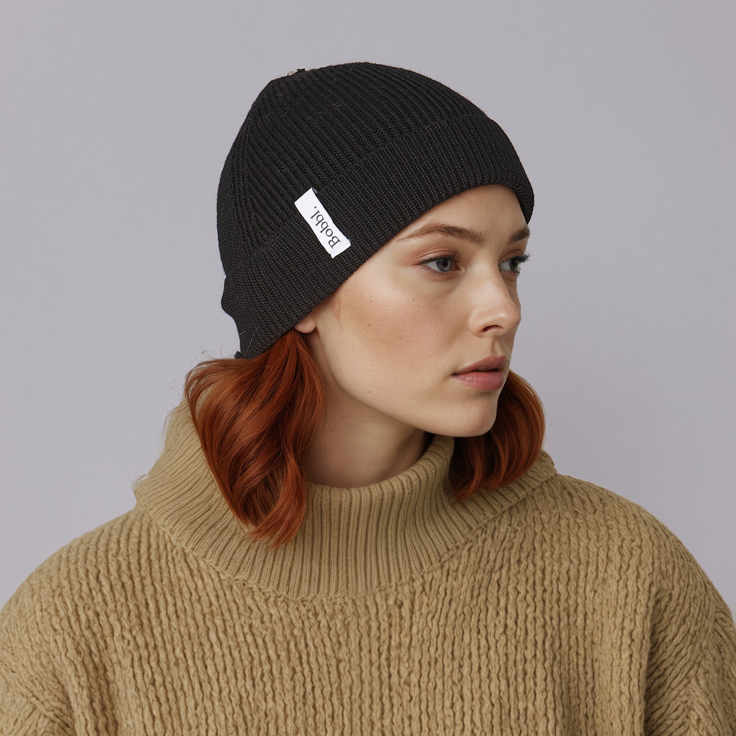 Lightweight Merino Beanie - Black