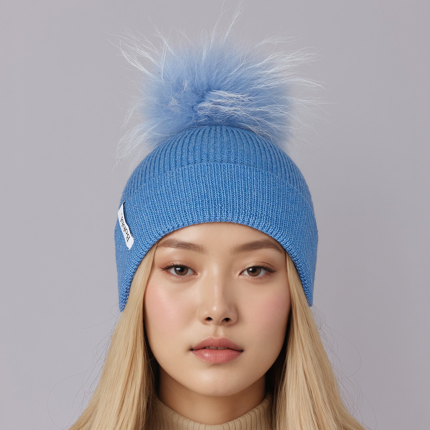 Lightweight Merino Beanie - Jeans Blue