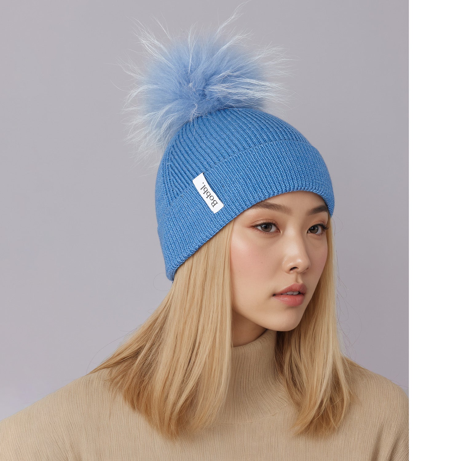 Lightweight Merino Beanie - Jeans Blue